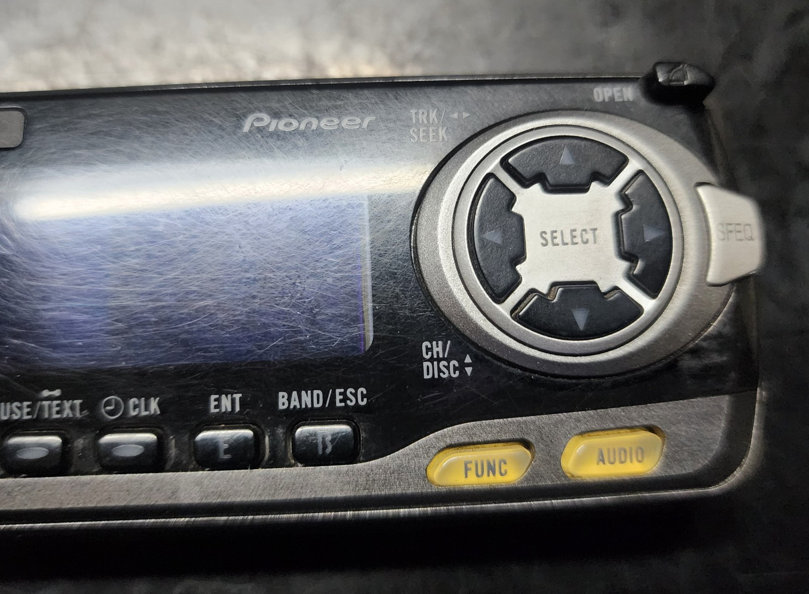 PIONEER PREMIER DEH-P730 CD PLAYER w/ BLUETOOTH Removable FACEPLATE ONLY RARE!!!