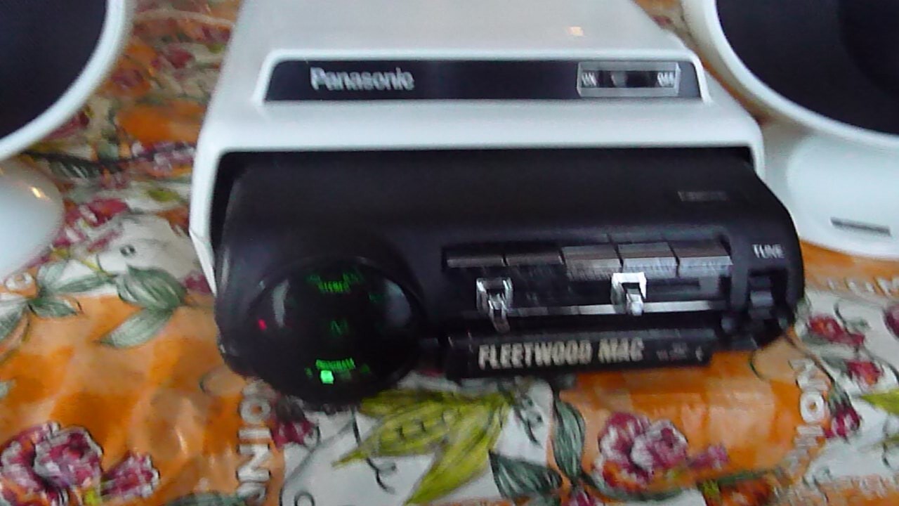 Rare Panasonic Space Age 8-Track Player Fm Stereo Home/Auto With Speakers
