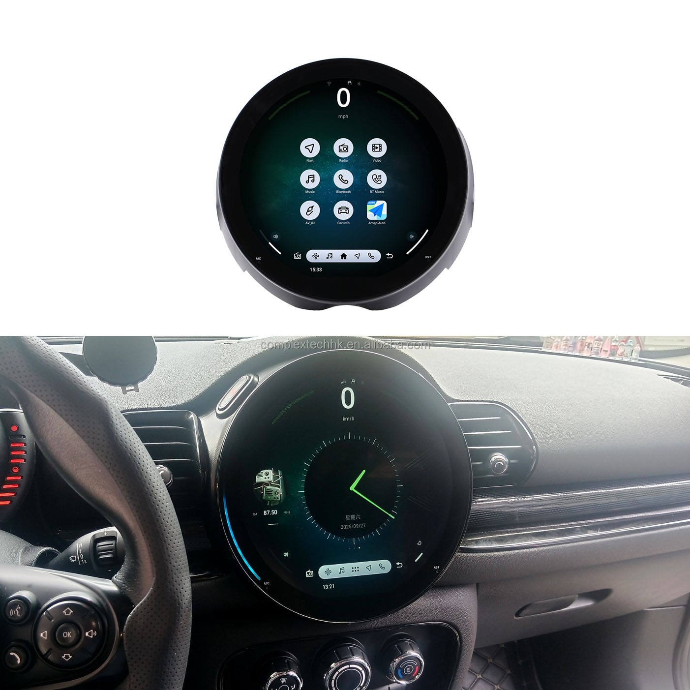 11.7″ For BMW Mini F56 2014-2016 Android Car Stereo Radio Carplay GPS Navi 64GB