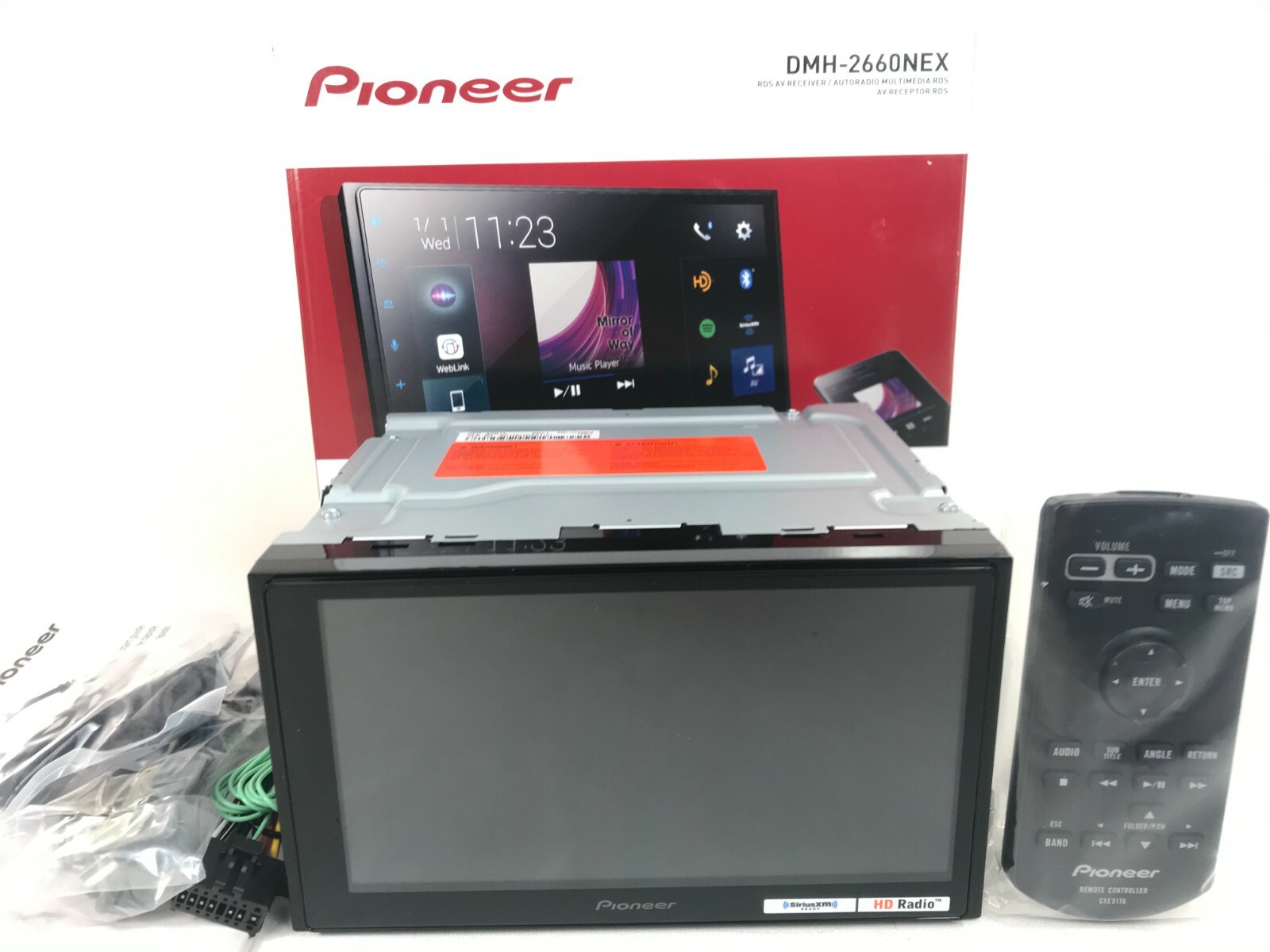 Pioneer DMH-2660NEX Bluetooth HD Radio Apple CarPlay Android Auto Media XM 6.8″