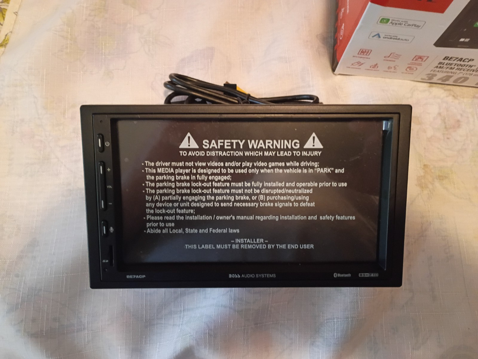 BOSS Audio BE7ACP 2 DIN Car Audio System – Black