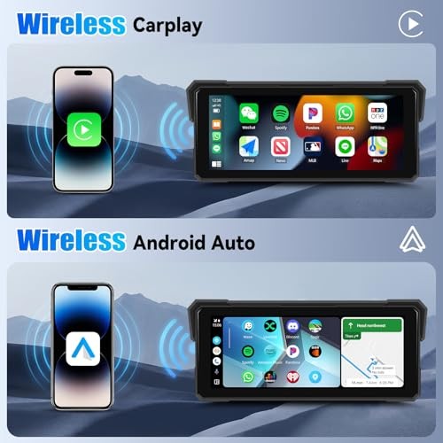 Android CarPlay Screen for Motorcycle, 8.1 inch IPS Portable P1-Android