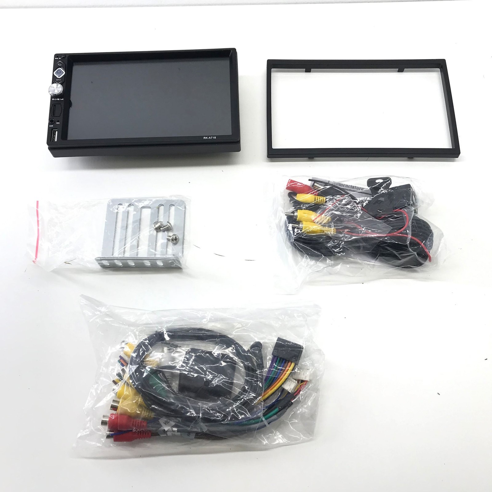 Podofo 7″ Touch Screen Car Stereo Backup Cam New Includes Install Kit