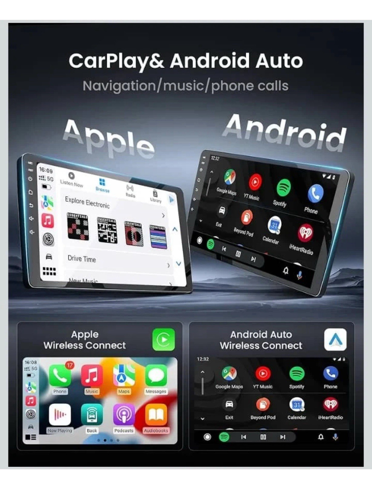 Toyota Tacoma Car Radio 2005-2015 Android Stereo 4Core Touchscreen GPS Navi Cam