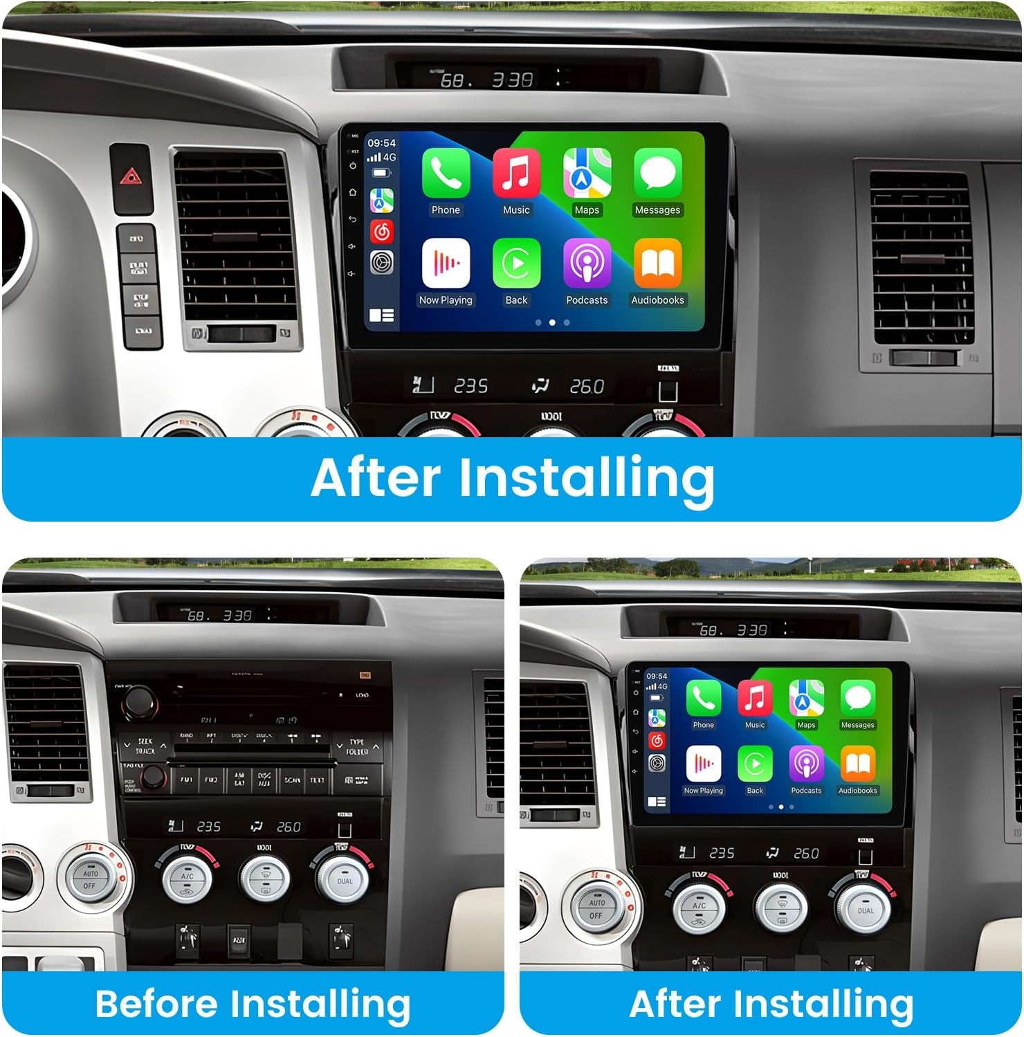 64G For 2007-2013 Toyota Tundra Sequoia 2008-2018 Android13 Car Stereo GPS Radio