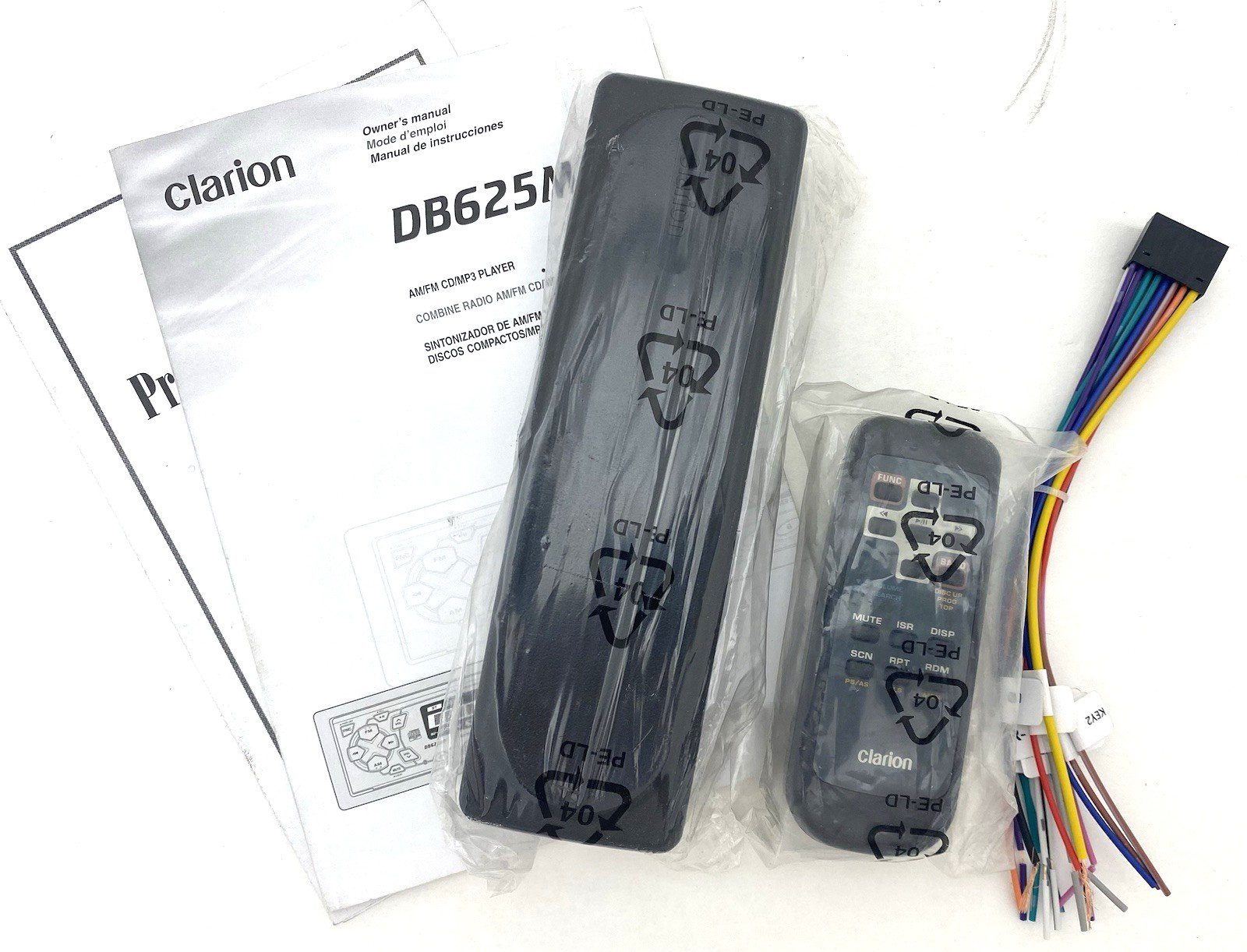 CLARION DB-625MP CAR STEREO CD /MP3 PLAYER RECEIVER OLD SCHOOL NEW
