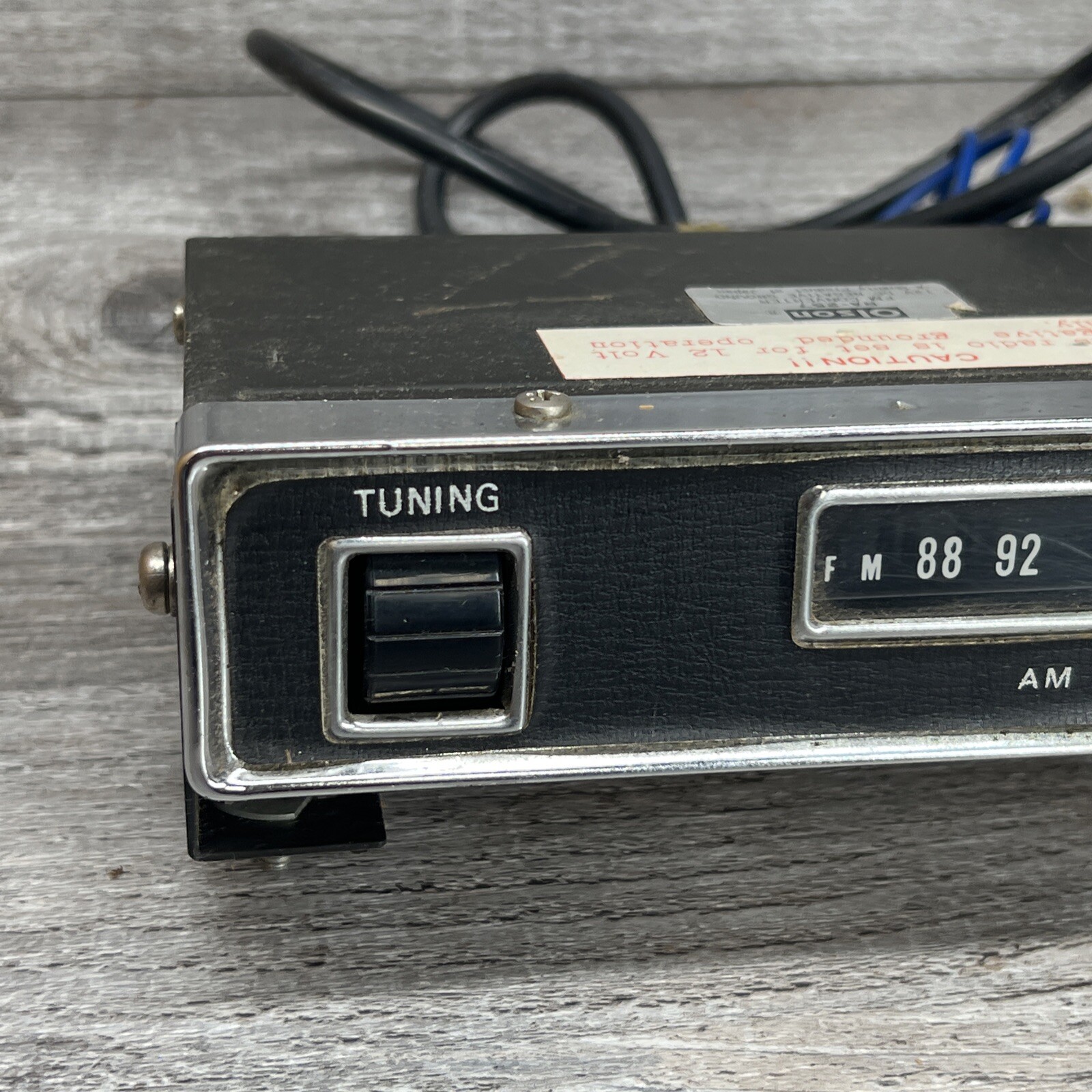 RARE! Vintage Olson RA-257 FM Converter Stereo Auto Radio Solid State Stereo