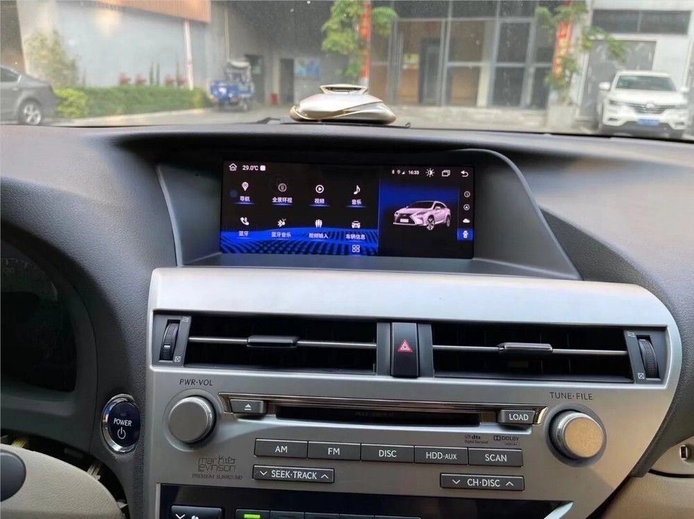 For Lexus RX RX350 RX450H 4+64G 10.25″ Car GPS Stereo Radio Android Navigation