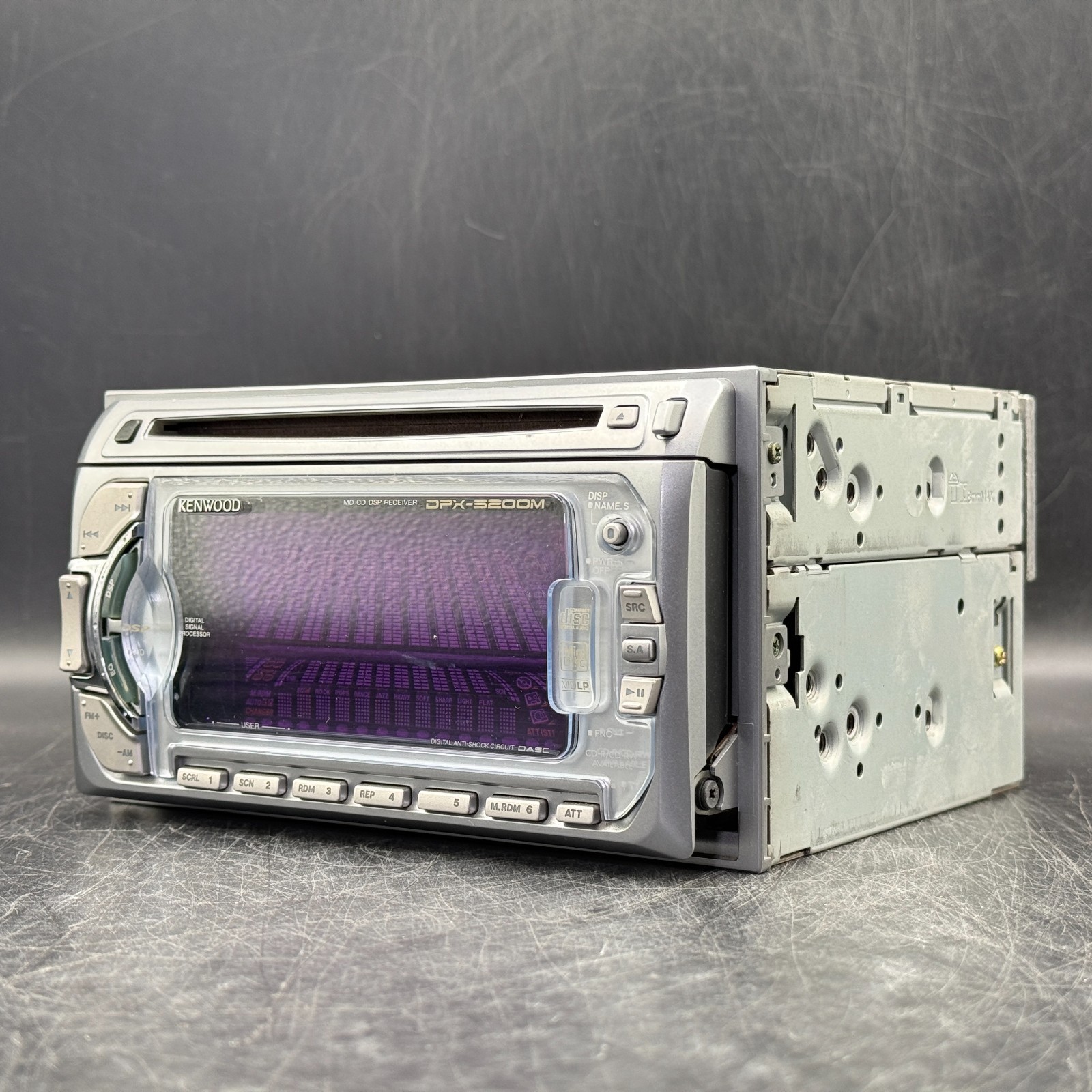 Kenwood DPX-5200M 2DIN CD MD Player Car Audio Added Bluetooth JDM Tested Stock