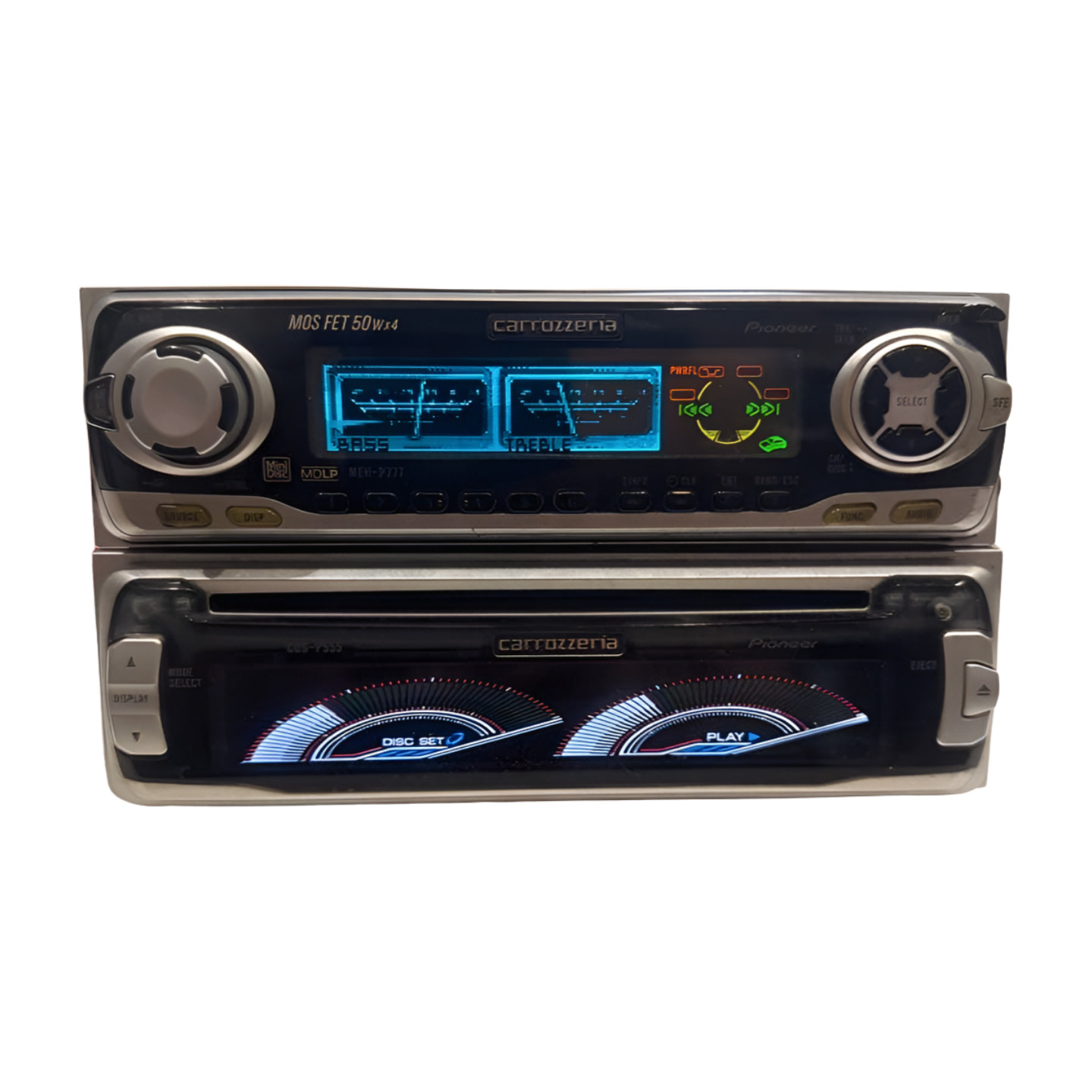 Pioneer Carrozzeria MEH-P777 CDS-P555 MD CD JDM Head Unit Japan Vintage Auth