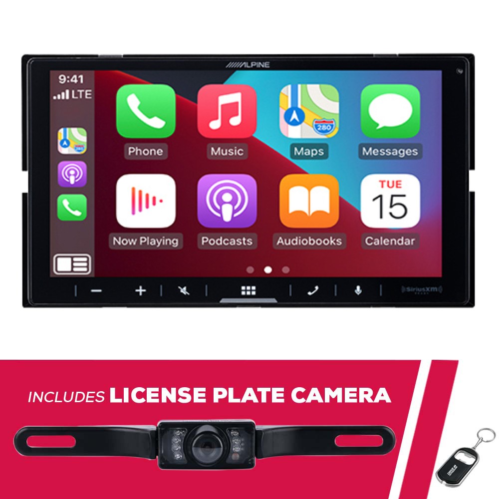 Alpine ILX-W670-S 7″ 2-DIN Digital Multimedia Receiver with License Plate Camera