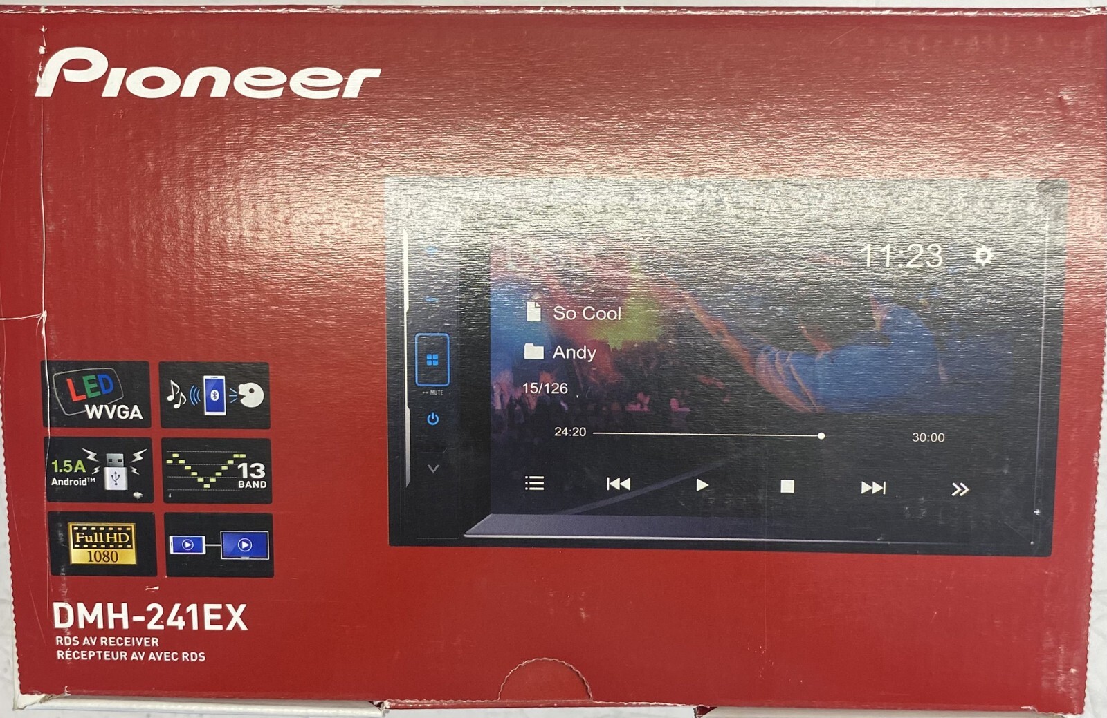Pioneer DMH-241EX 6.2″ Touchscreen Digital Media Receiver