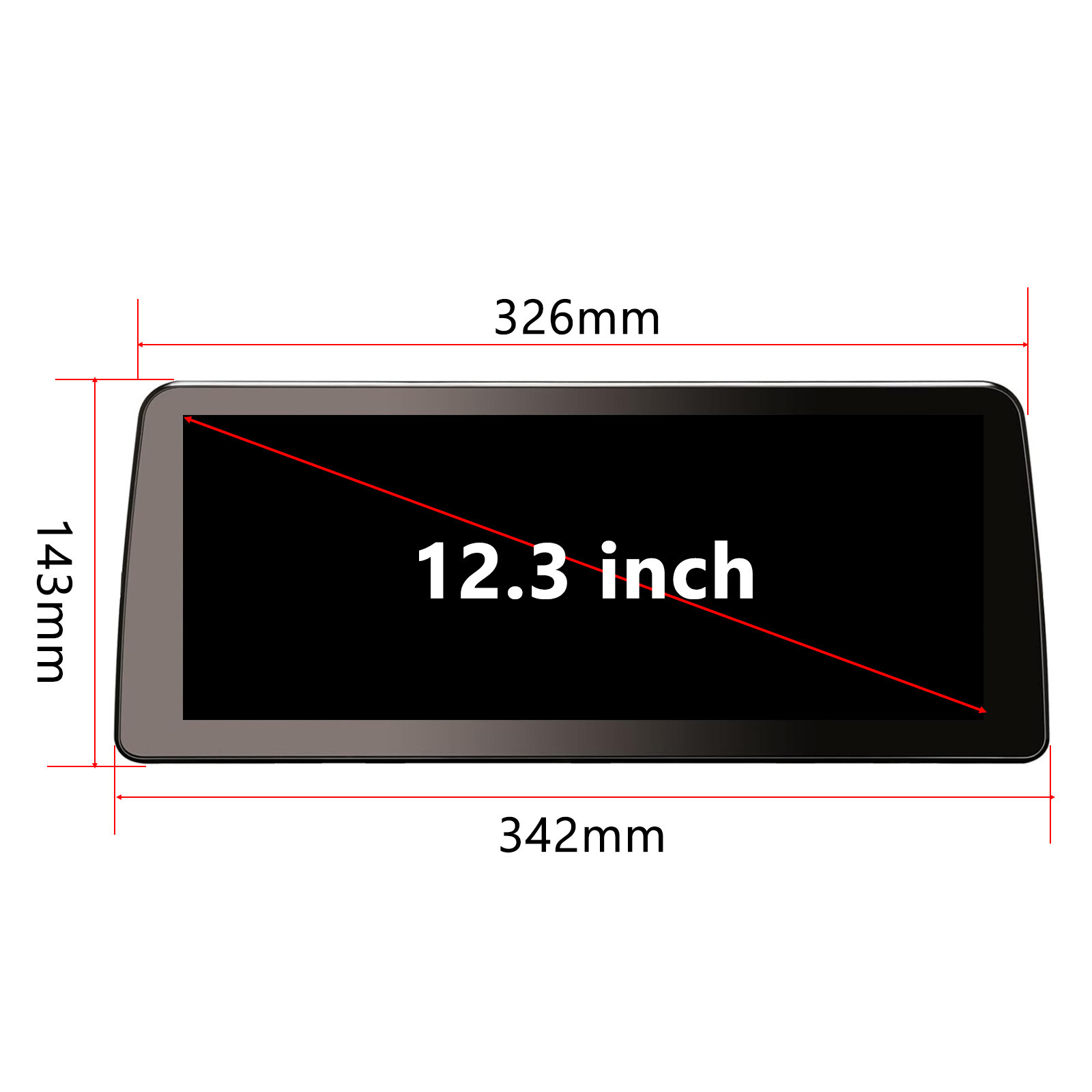 12.3” Car Radio Stereo Android GPS Carplay For BMW 5 Series E60 2004-2009 CCC
