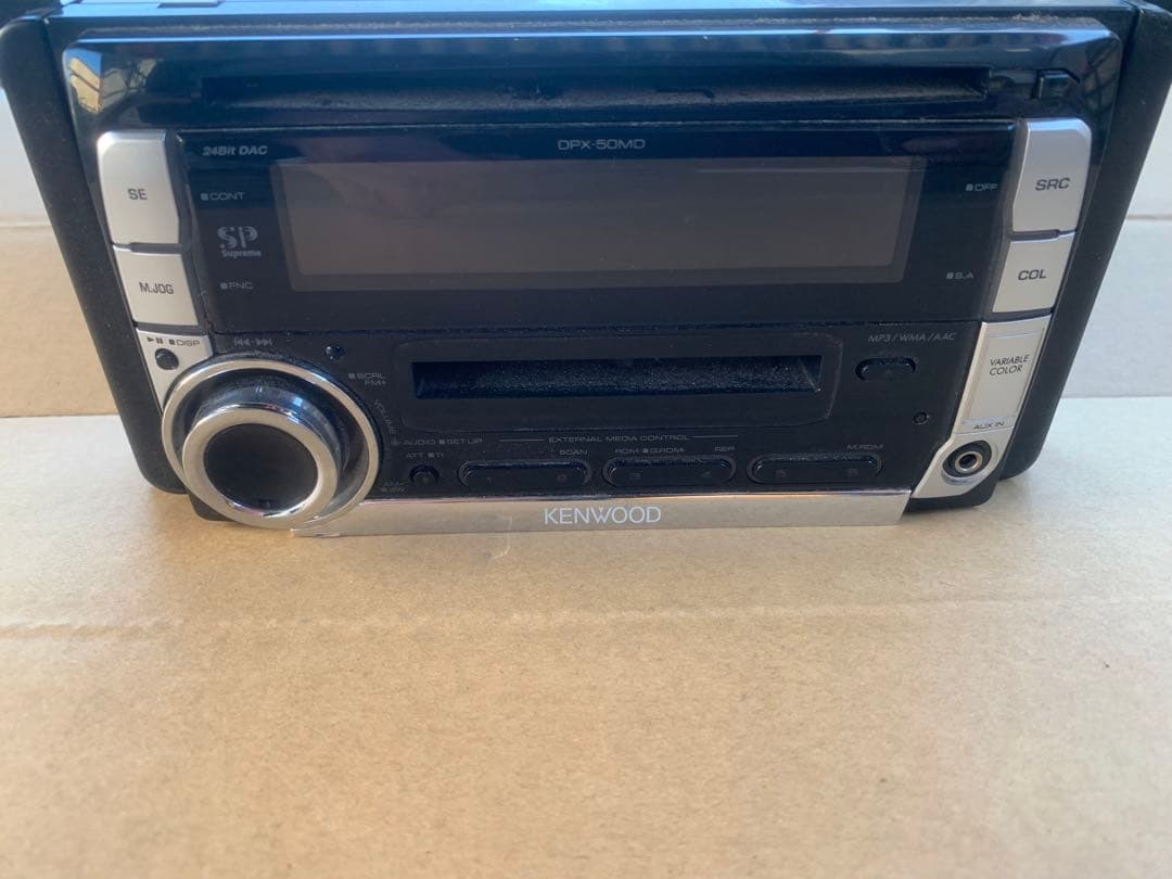 Kenwood DPX-5000 CD Player Car Stereo Head Unit Untested As-Is Japan