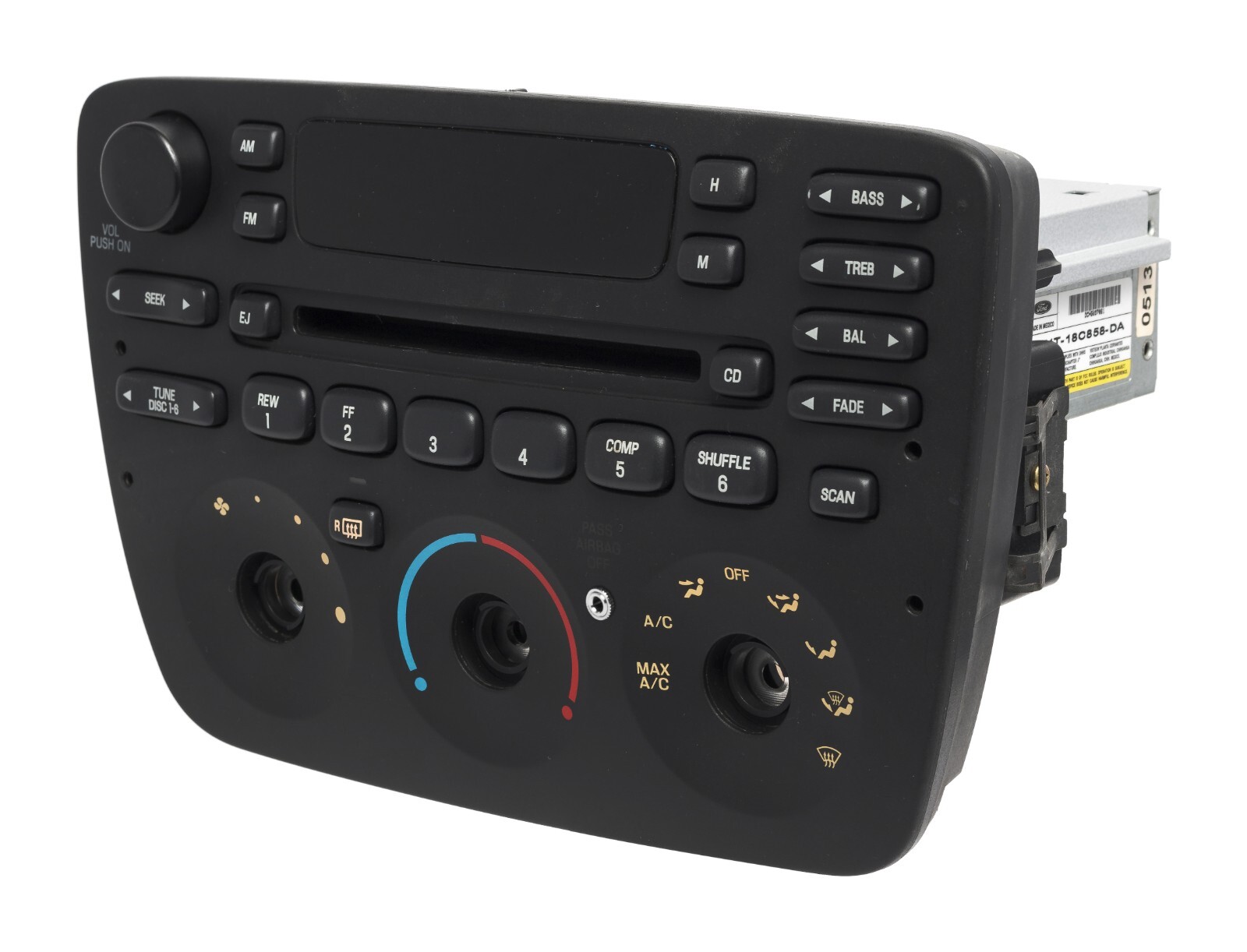 2000 2001 2002 2003 2004 Ford Taurus AM FM CD Radio w Auxiliary 3.5mm mp3 Input