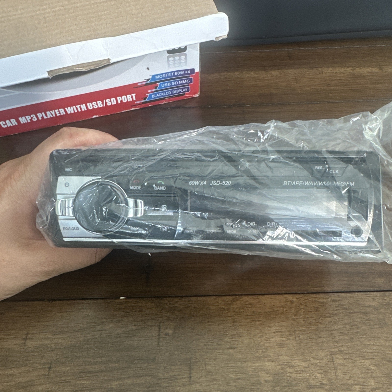 Aigoss Car MP3 Player With USB SD MMC Port 60W x 4