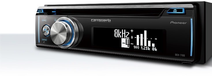 Pioneer Carrozzeria DEH-7100 Car Stereo CD Audio Receiver 1DIN USB Bluetooth AUX