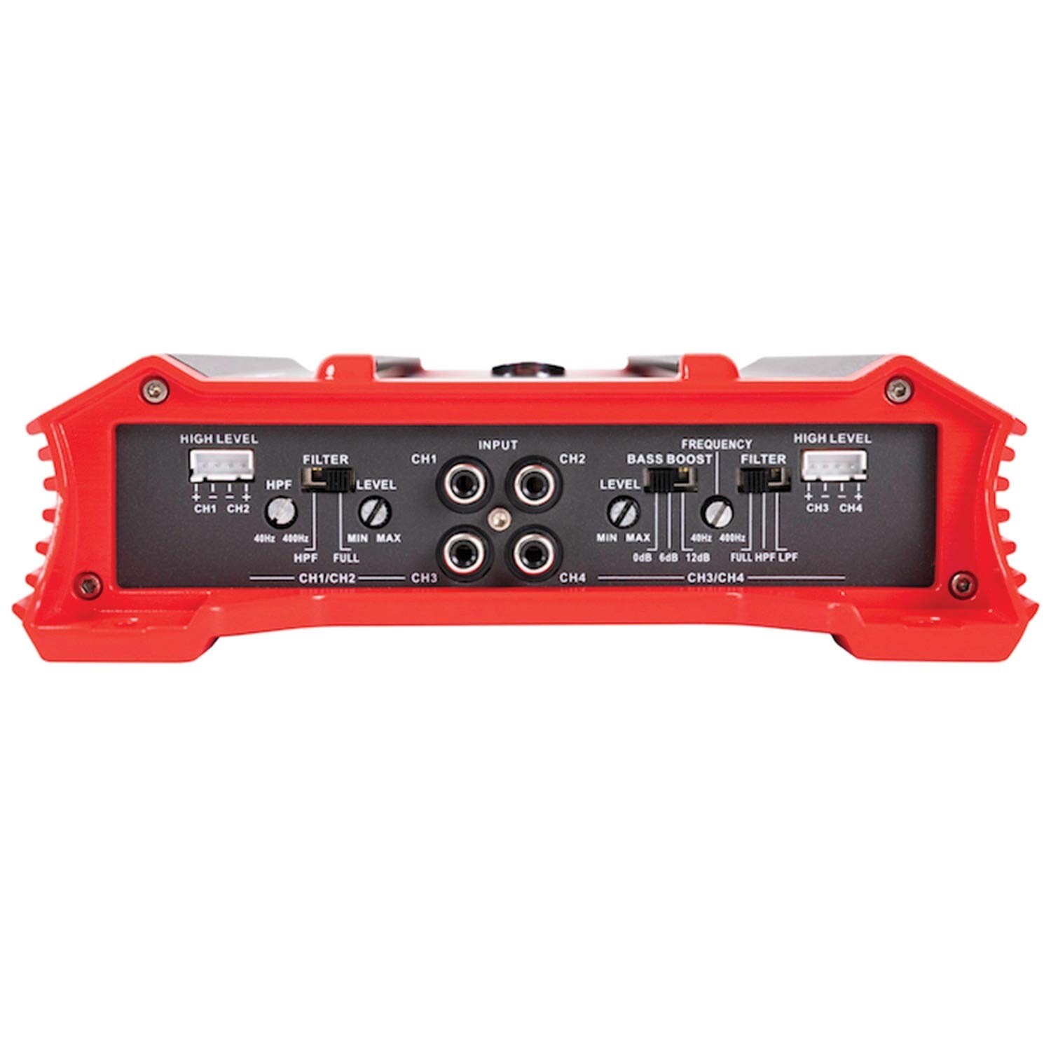 Crunch Ground Pounder GP-1500.4 1500 Watt 4-Channel Car Stereo Amplifier Amp