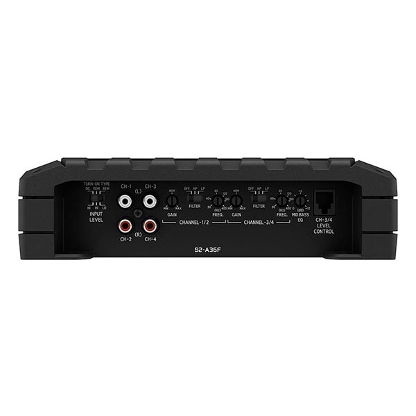 Alpine UTE-63BT Single Din Mech-Less Receiver w/ S2-A36F S-Series 4 Channel A…