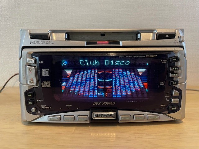 KENWOOD DPX-6100MD 2DIN CD MD Receiver CD MD CD playback OK MD malfunction
