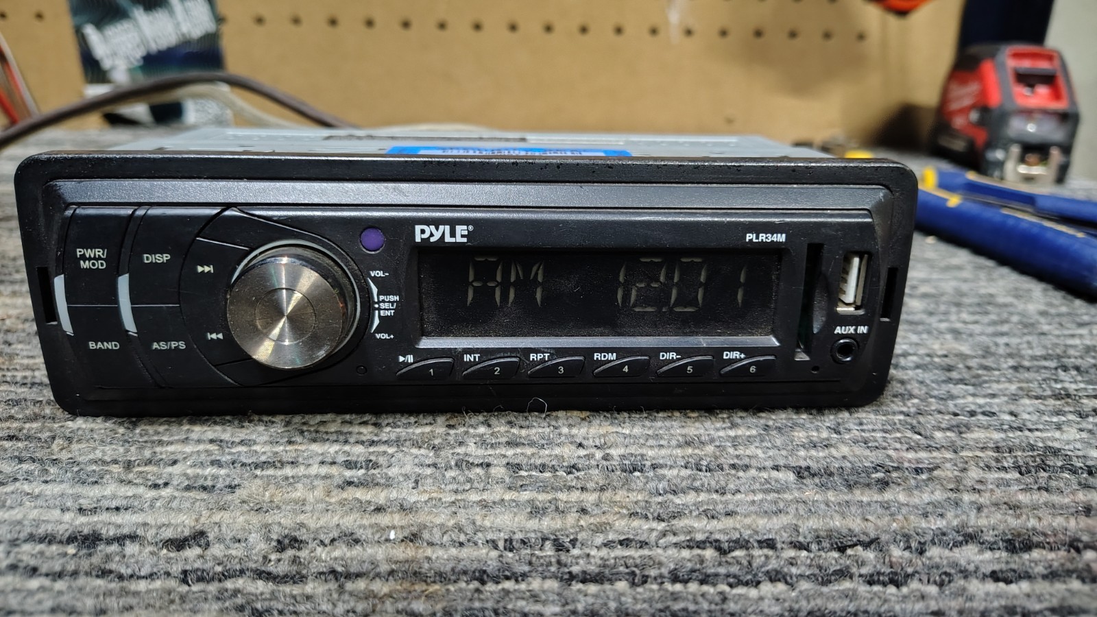 Pyle PLR34M Car Stereo Receiver MP3 USB SD AUX Tested ✅