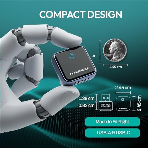2026 [2-in-1] Latest Wireless CarPlay & Android Auto Adapter, Converts Wired