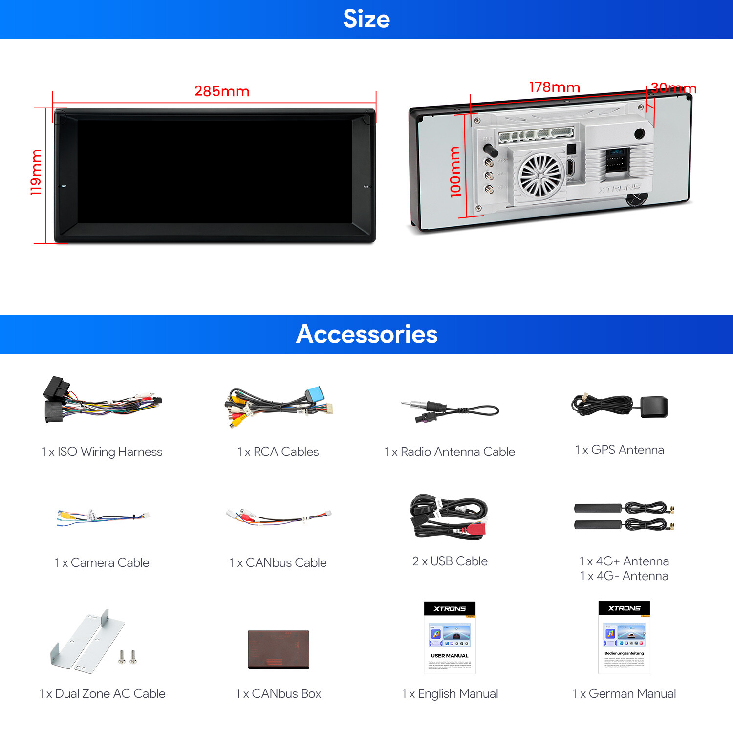 CAM+ For BMW E39 E38 QLED 10.25″ Android 12 8+128GB Car Play GPS Stereo Radio 4G