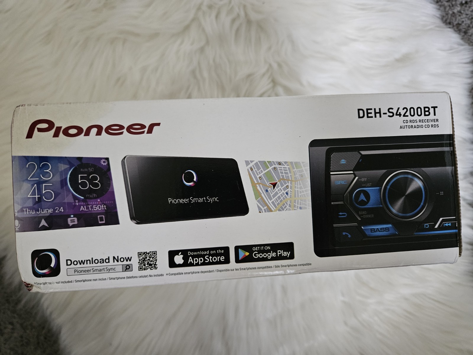 Pioneer DEH-S4200BT Bluetooth CD Player iPhone Android AM FM Pandora USB Aux