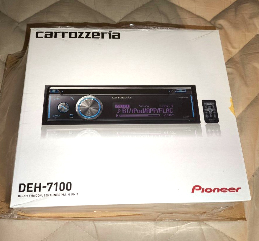 Pioneer Carrozzeria DEH-7100 1DIN CD USB Bluetooth Tuner Car Stereo Head Unit