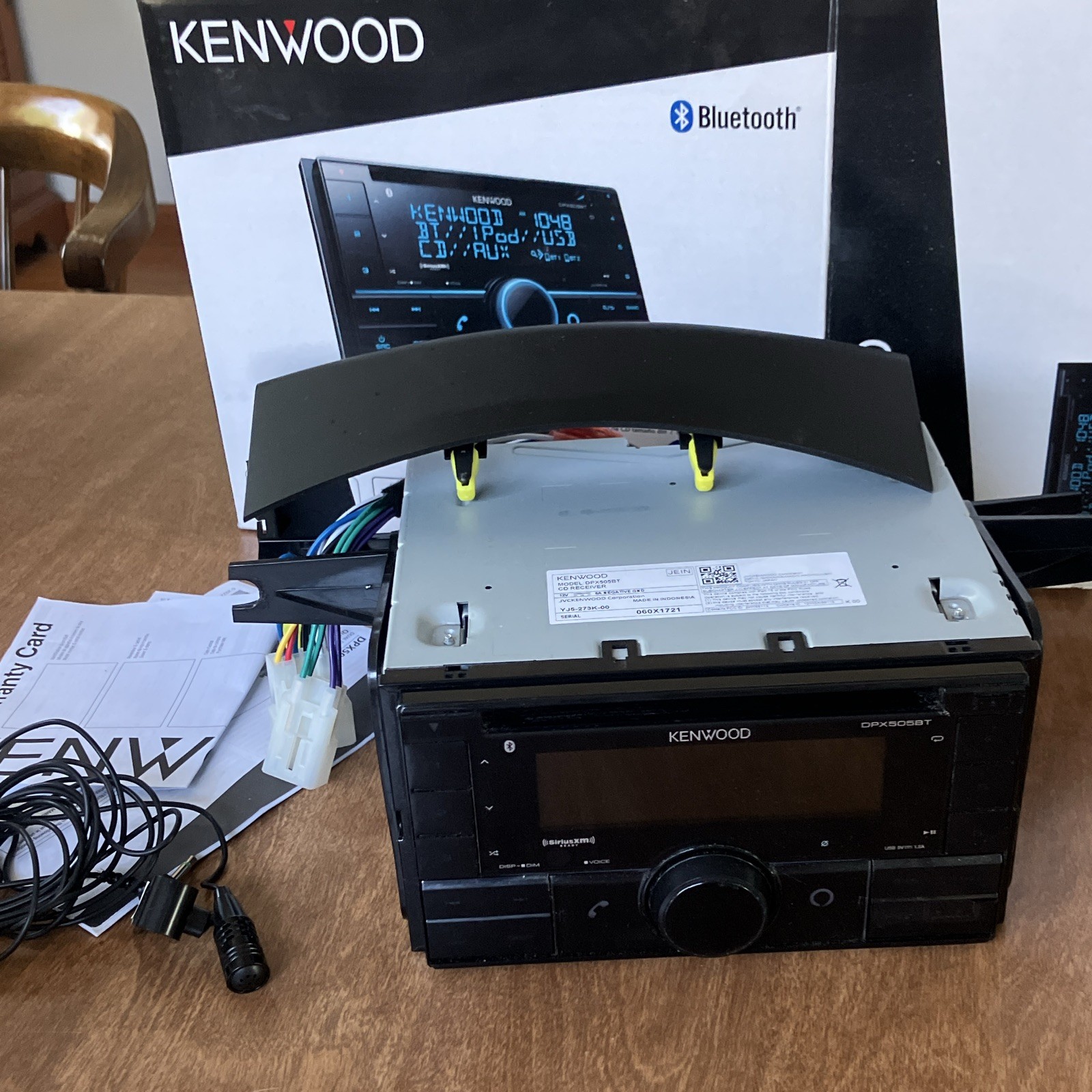 Used Kenwood DPX505BT Car Stereo Bluetooth CD
