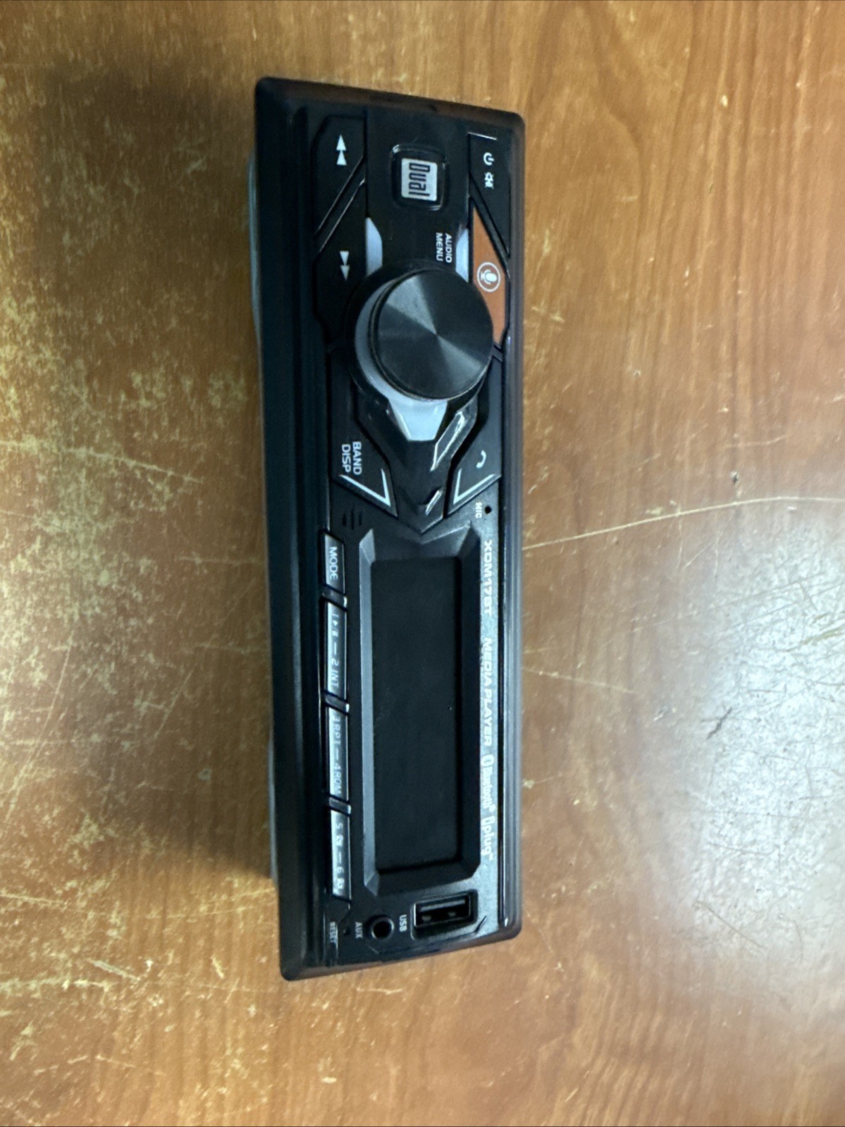 Dual Electronics XDM17BT Single DIN Car Stereo no wires UNTESTED