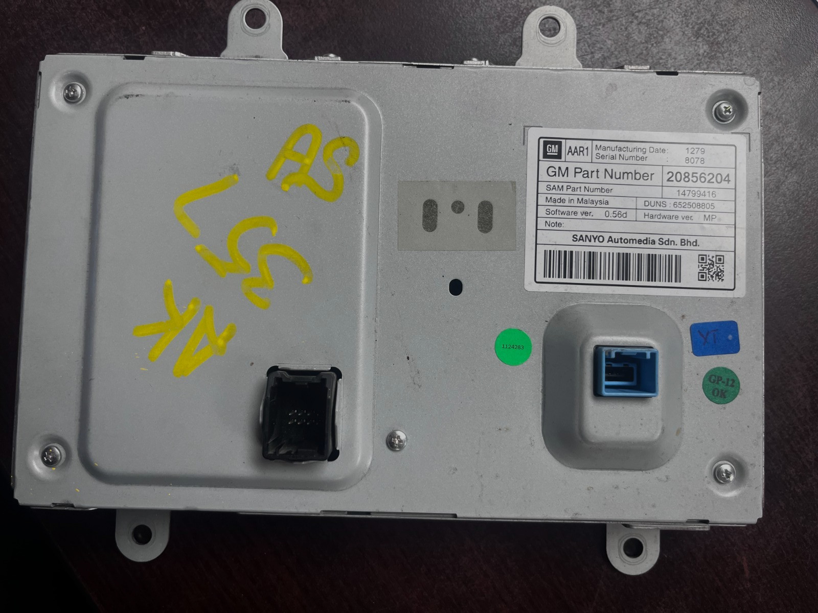 Info-GPS-TV Screen Dash Touch Screen Opt Udt Fits 10-11 BUICK LACROSSE 752130