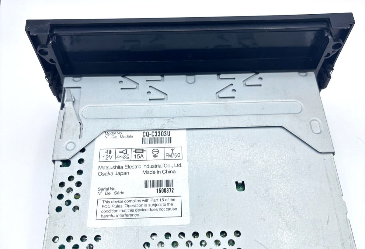 Panasonic Model: CQ-C3303U, CD/MP3 Receiver Tested Working