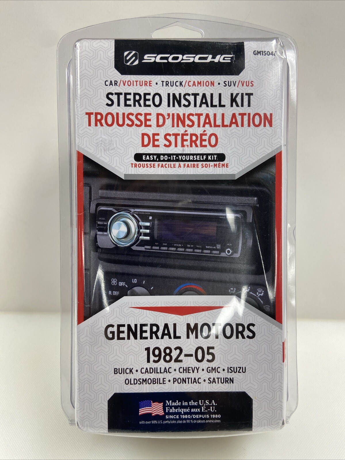 Scosche GM1504F General Motors 1982-05 Stereo Install Kit