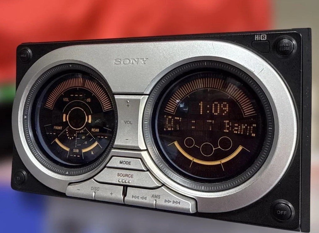 Sony WX-7700MDX Double DIN CD MD Receiver Car Audio Stereo Head Unit Vintage