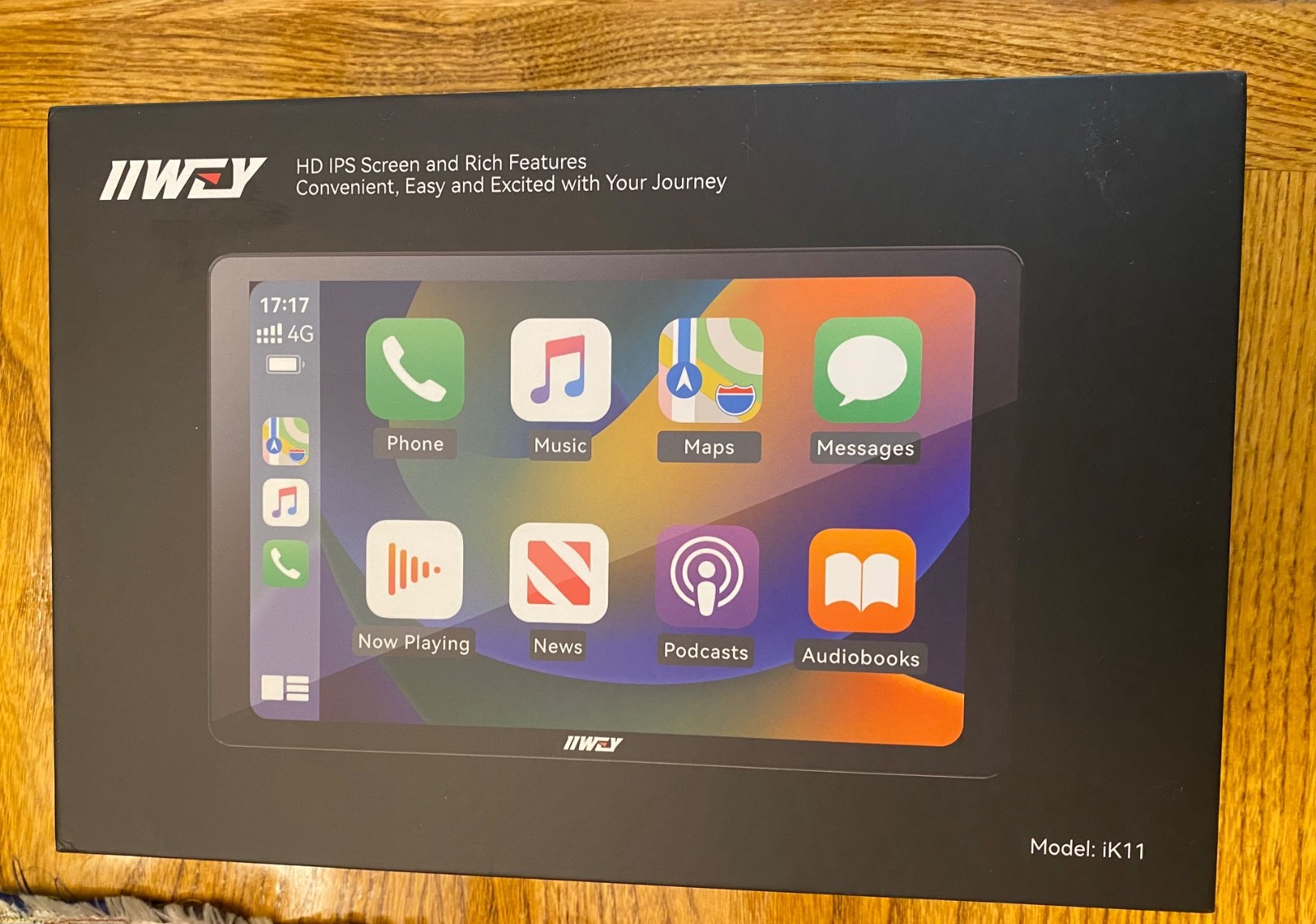 11″ Extra Large Wireless Apple Carplay Screen for Car Ultra-Slim 0.16 Inch NEW