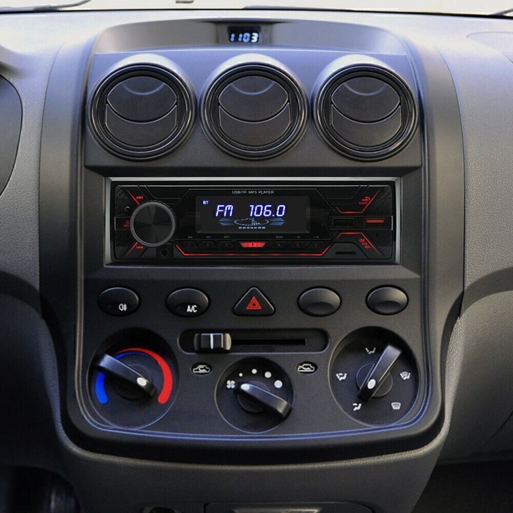 Bluetooth Car Stereo Audio In-Dash FM Aux Input Receiver SD USB MP3 Radio Player