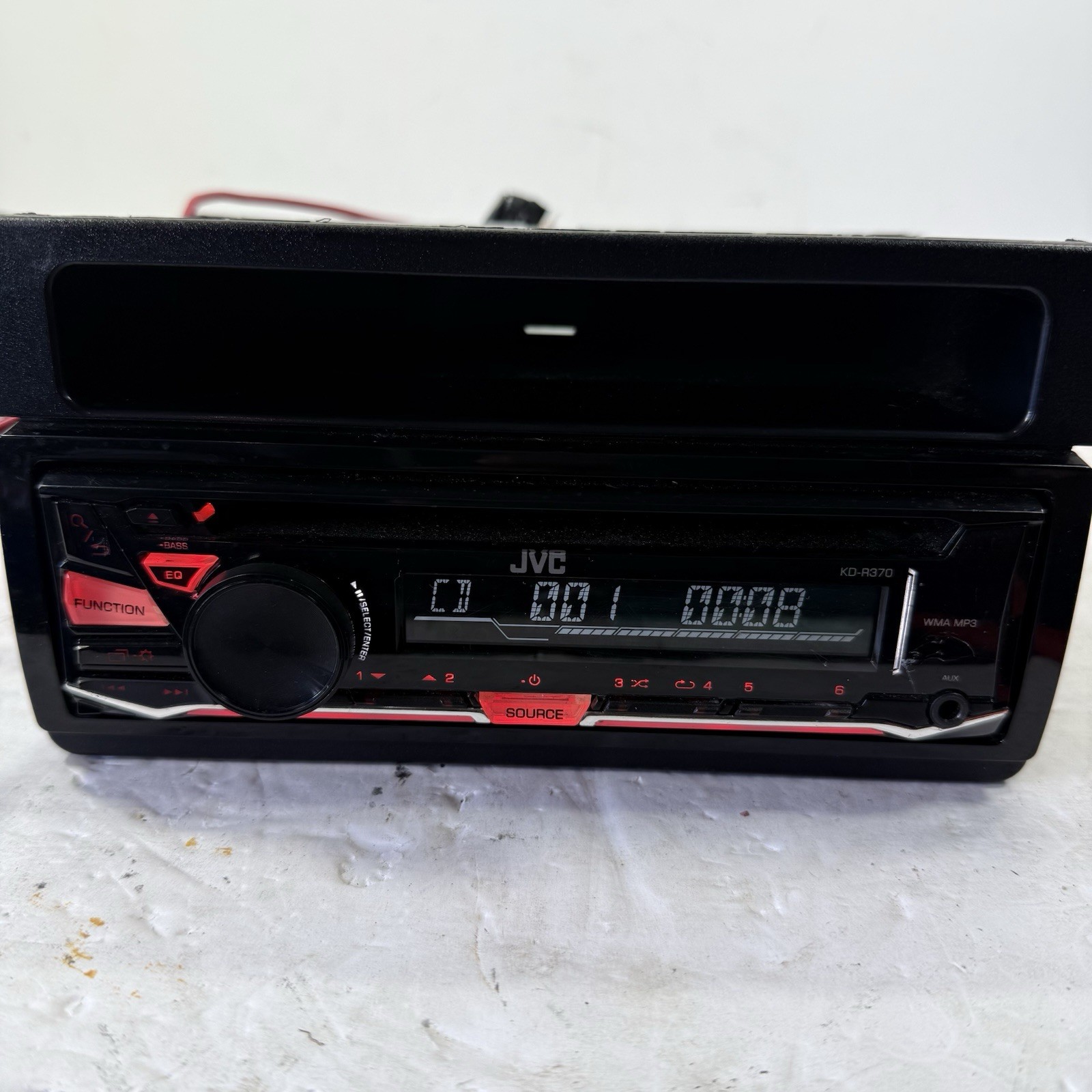 JVC KD-R370 CD AM/FM Front AUX Car Stereo Receiver | TESTED ✅