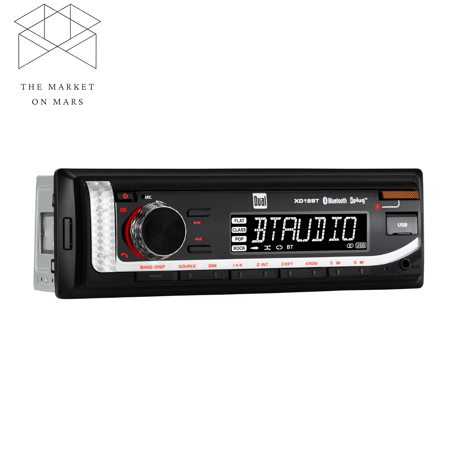 Electronics XD18BT Single DIN Car Stereo Head Unit with Bluetooth, USB 💪👌