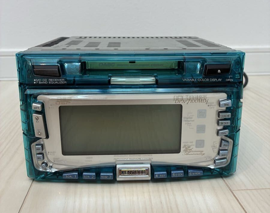 KENWOOD DPX-7100MDi 20th Anniversary Limited Clear Panel CD MD Minidisc Player