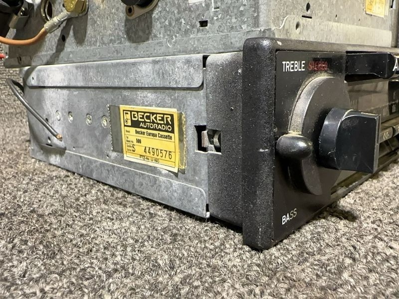 1 – Vintage Becker Europa Cassette Car Radio model 599 AM FM for Mercedes Benz