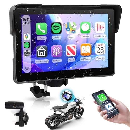 7 Inch Motorcycle Carplay Screen with Wireless 7 Inch Motorcycle Carplay EQ