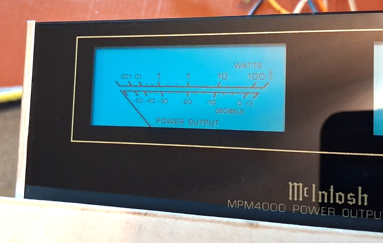 MINT IN BOX OLD SCHOOL MCINTOSH MPM4000 METER TRIM PIECES BRACKETS LAST ONE!