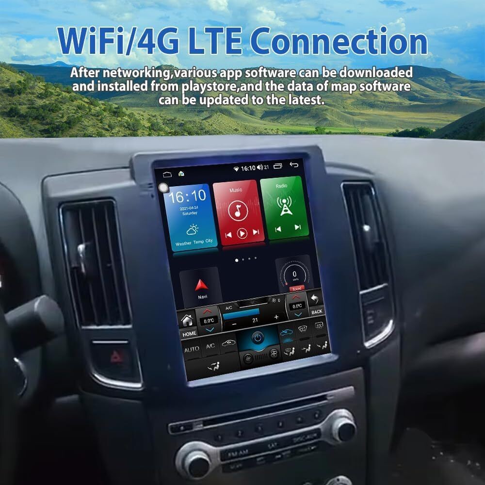 10.4″ For Nissan MAXIMA 2008-2014 Carplay Android WiFi Car Stereo Radio GPS Navi