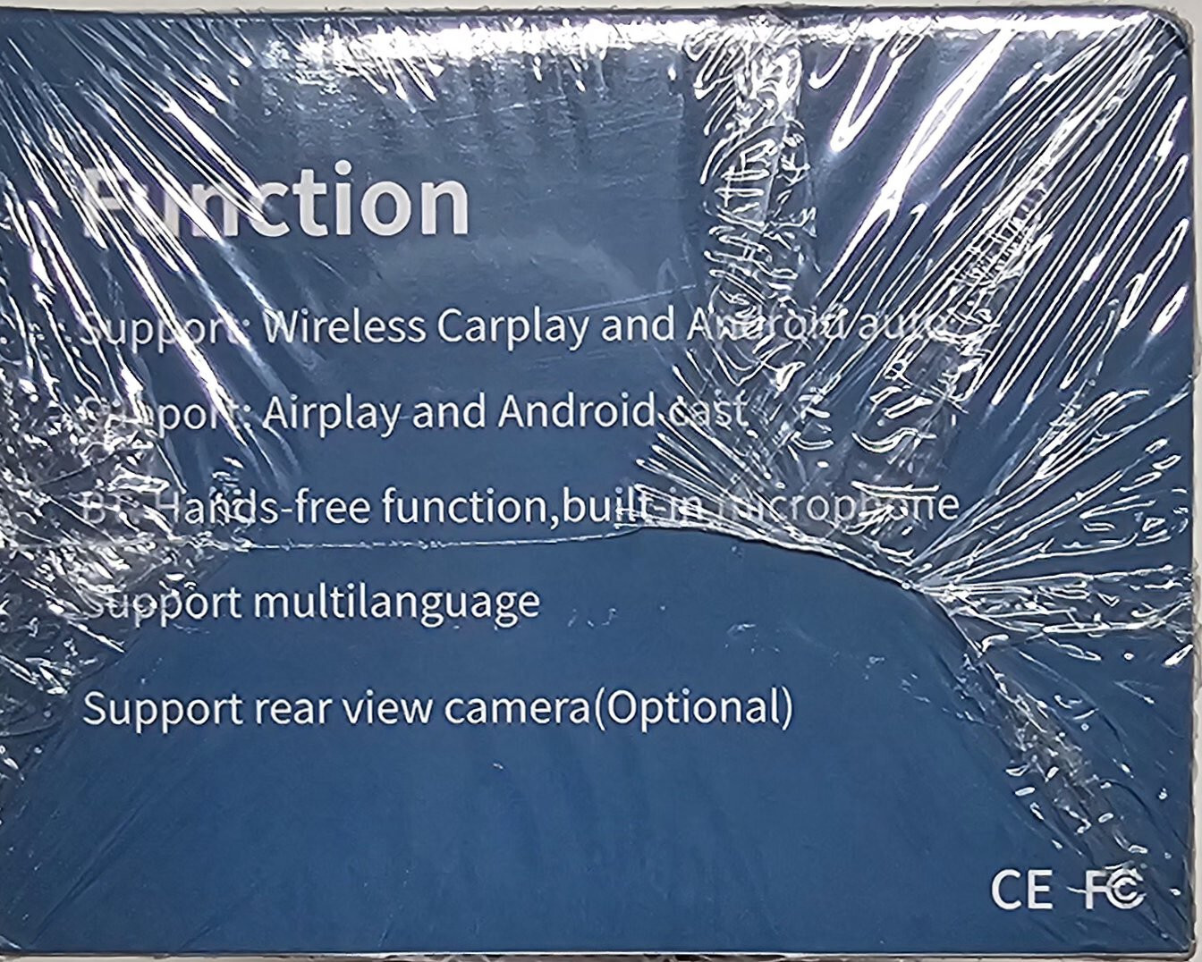 Wireless Carplay with 4K Dash Cam, 9″ Portable Carplay Screen for Car, Apple Car