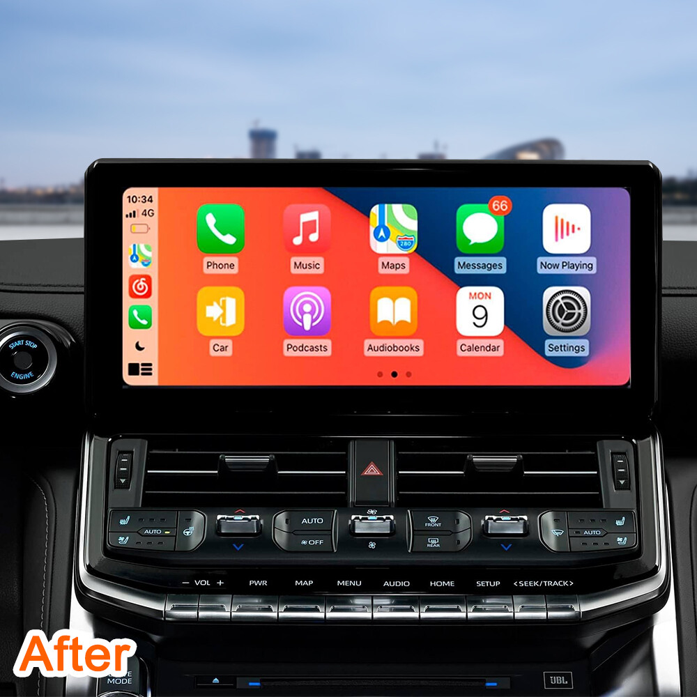 12.3Inch For Toyota Land Cruiser LC300 2022 Android 14 Unit GPS Player Car Radio