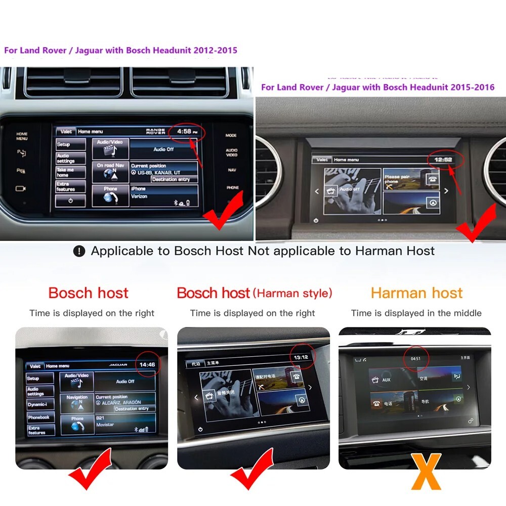 Carplay Smart box For Land Rover/Jaguar/Range Rover/Evoque/Discovery 2012-2016