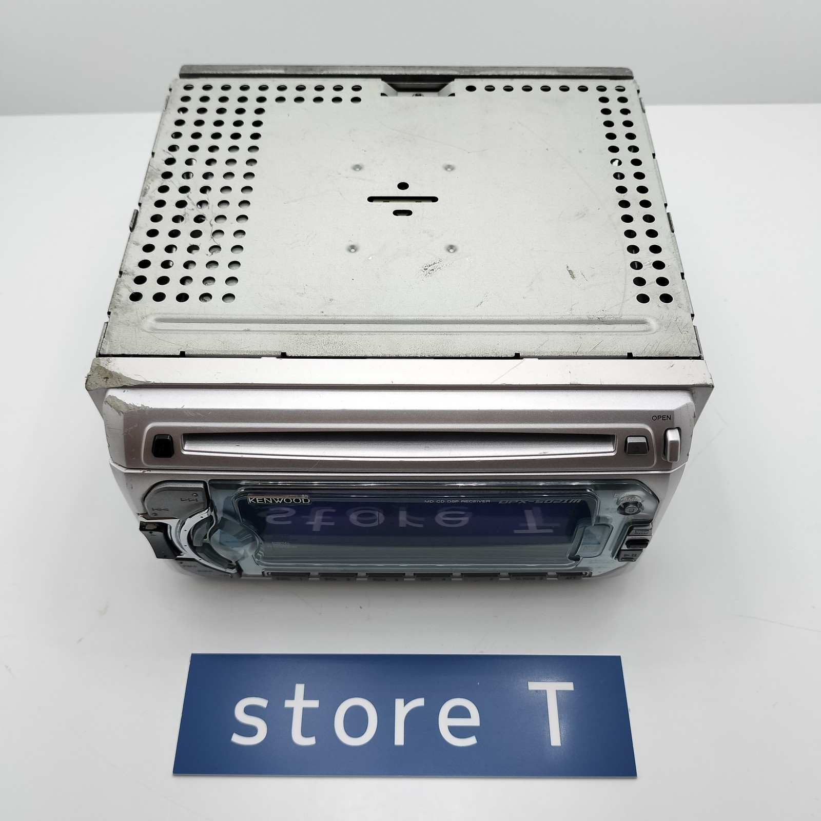 KENWOOD DPX-5021M Car Audio 2DIN CD MD DSP Tested In Stock