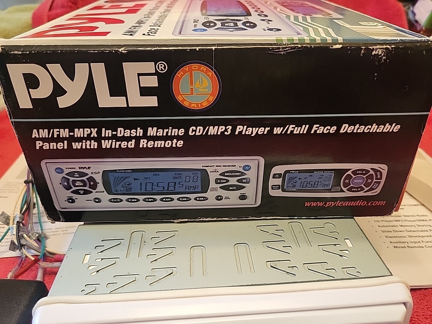 PYLE AM/FM-MPX IN DASH MARINE CD/MP3 PLAYER HYDRA SERIES PLCD15MR
