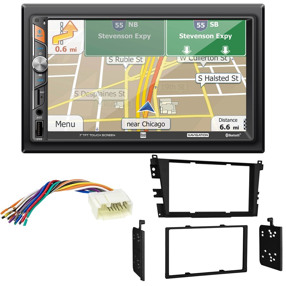 Dual 7″ Navigation Bluetooth Car Stereo AM/FM Radio for Acura TL 1999-2003